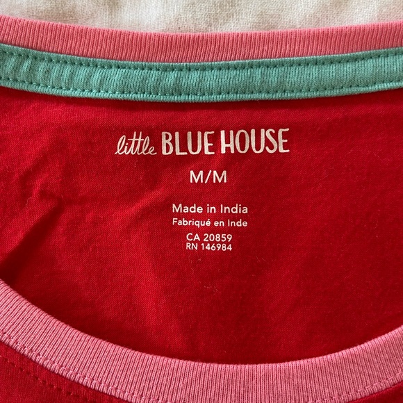 Hatley Little Blue House Christmas pajama set, size medium - Picture 5 of 11